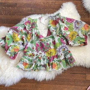 Love The Label Mitzie Floral Blouse